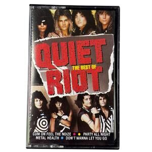 Quiet Riot The Best Of Cassette Tape - CBS Special Products BT 21401 Heavy Metal